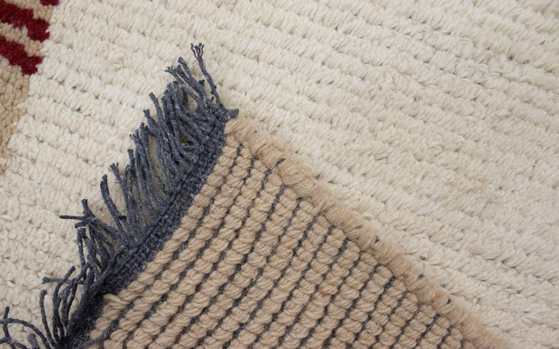 Nepal Teppich 140 x 70 cm - beige
