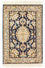 Tapis en soie - Soie du Cachemire - 98 x 63 cm - bleu