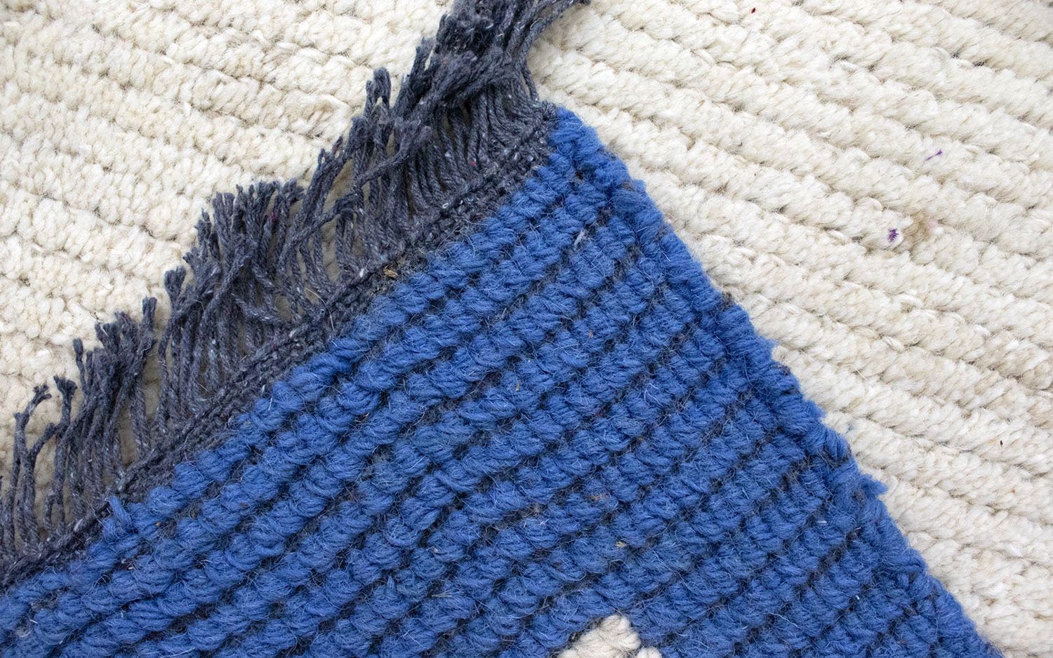 Tapis Népalais - 140 x 70 cm - beige