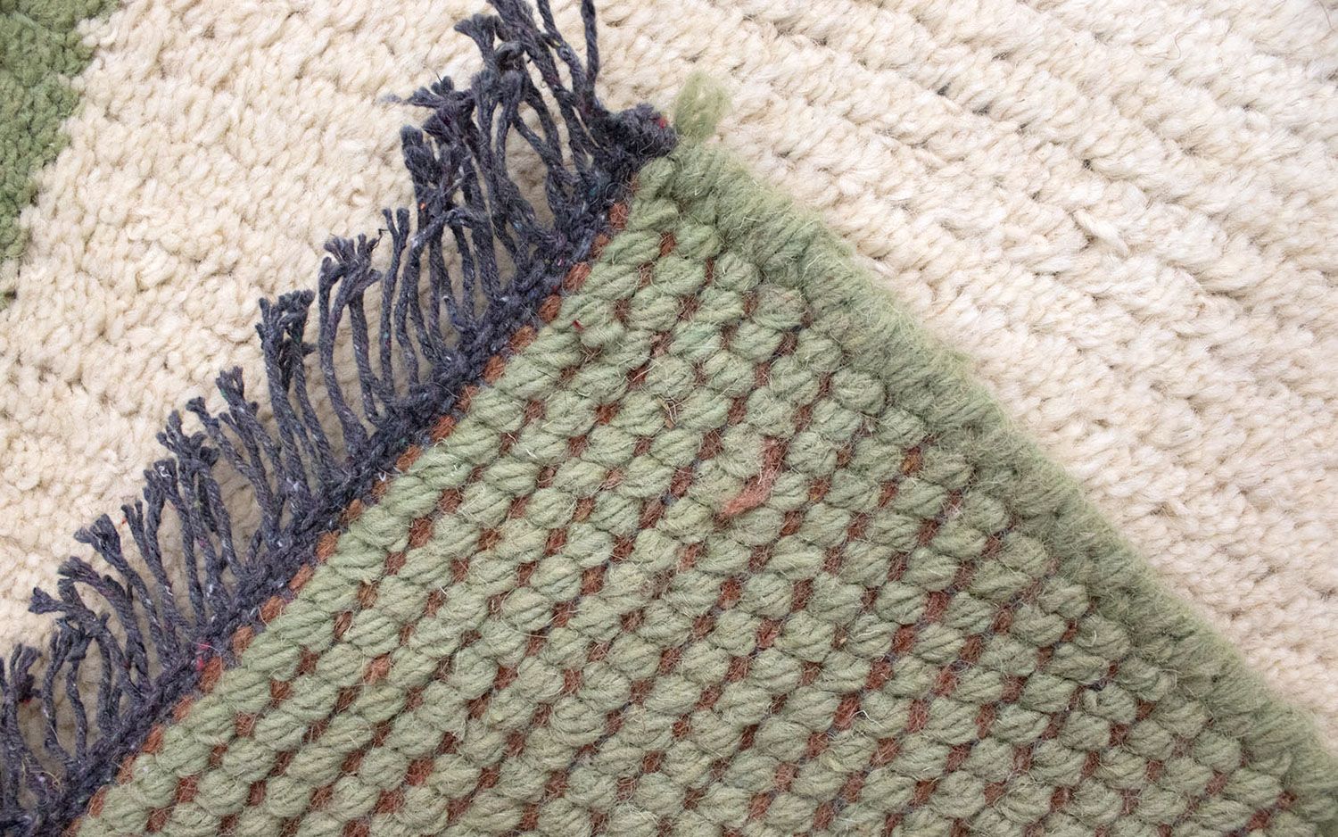 Tapis Népalais - 140 x 70 cm - beige