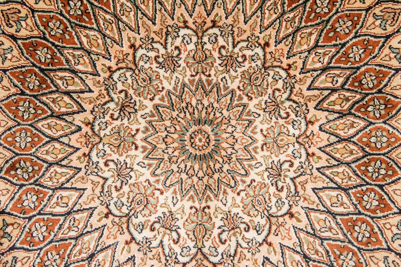 Tapis en soie - Soie du Cachemire - 194 x 120 cm - multicolore