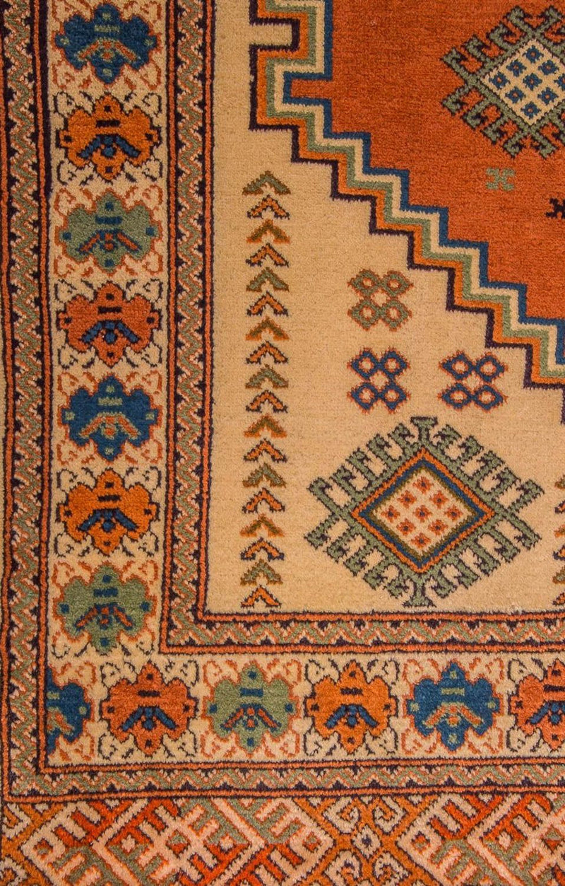 Turkaman Teppich 184 x 127 cm - orange