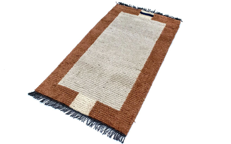 Tapis Népalais - 140 x 70 cm - beige