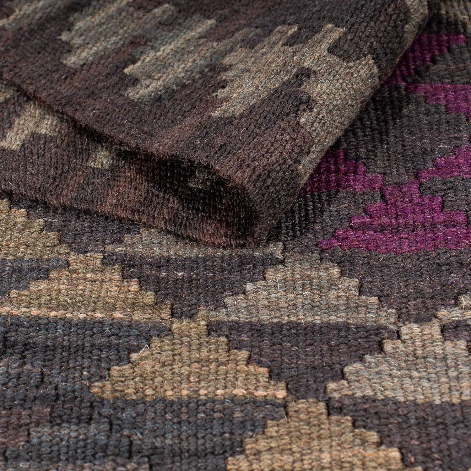 Tapis Kelim - Oriental - 202 x 157 cm - multicolore