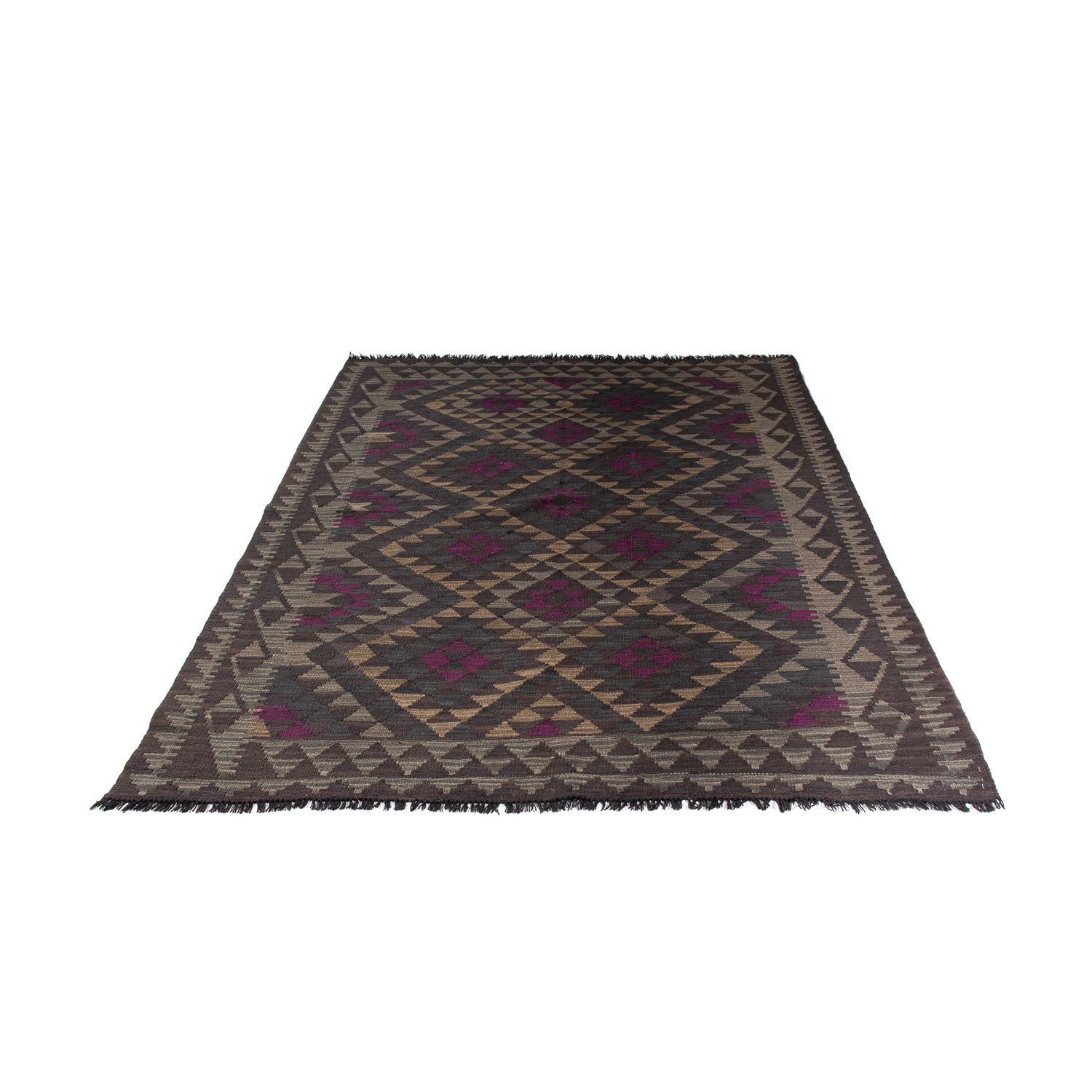 Tapis Kelim - Oriental - 202 x 157 cm - multicolore