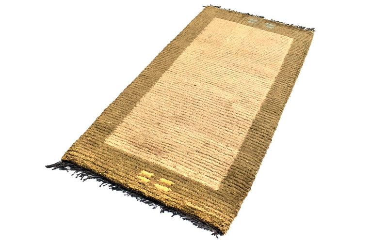 Tapis Népalais - 140 x 70 cm - beige