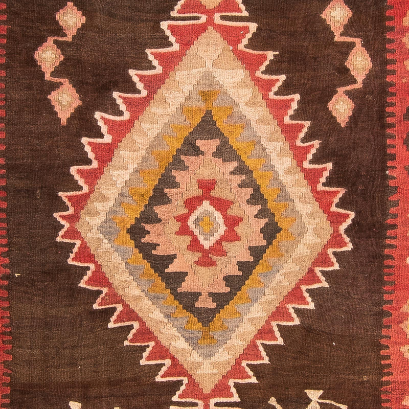 Tapis de couloir Tapis Kelim - Vieux - 310 x 140 cm - multicolore