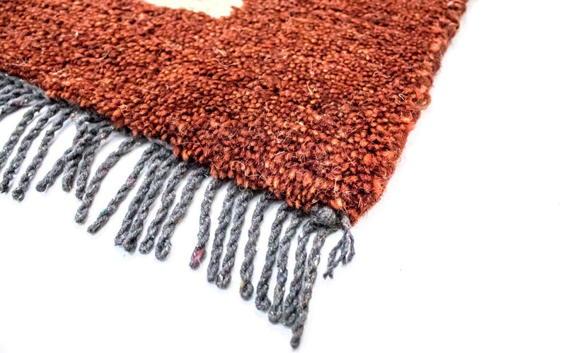 Tapis Népalais - 140 x 70 cm - beige