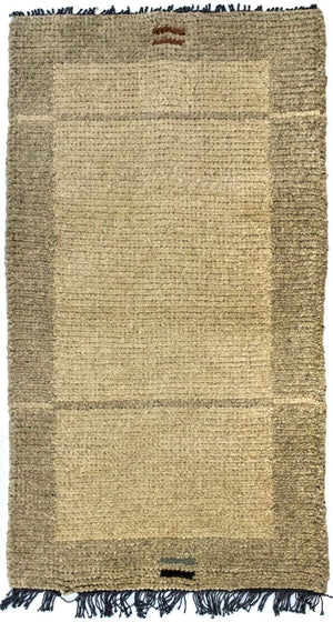 Tapis Népalais - 140 x 70 cm - beige