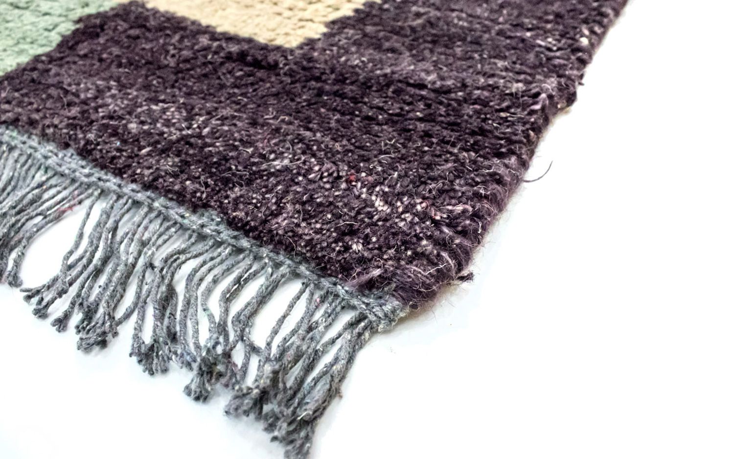 Tapis Népalais - 140 x 70 cm - beige