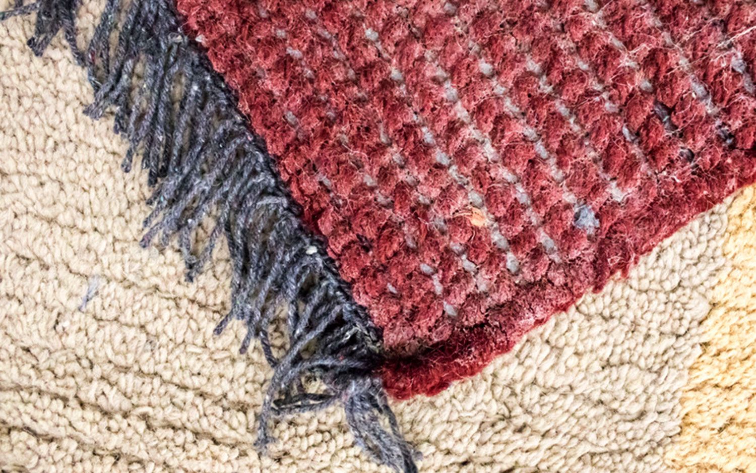 Tapis Népalais - 140 x 70 cm - beige