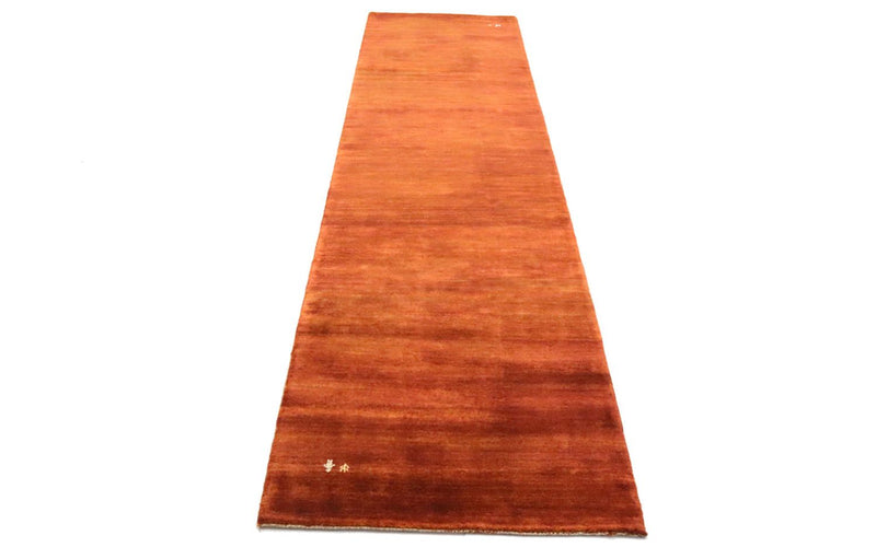 Tapis de couloir Tapis Gabbeh - Loribaft Persan - 294 x 72 cm - marron