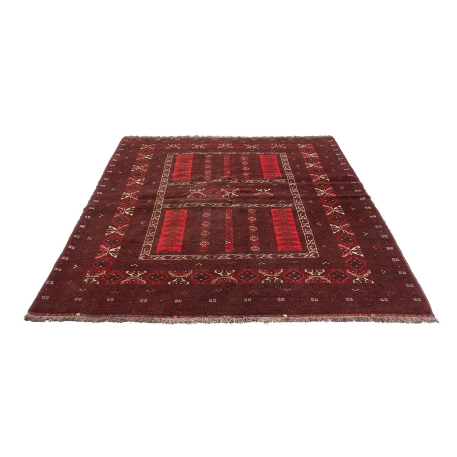 Tapis Turkaman - 224 x 158 cm - rouge