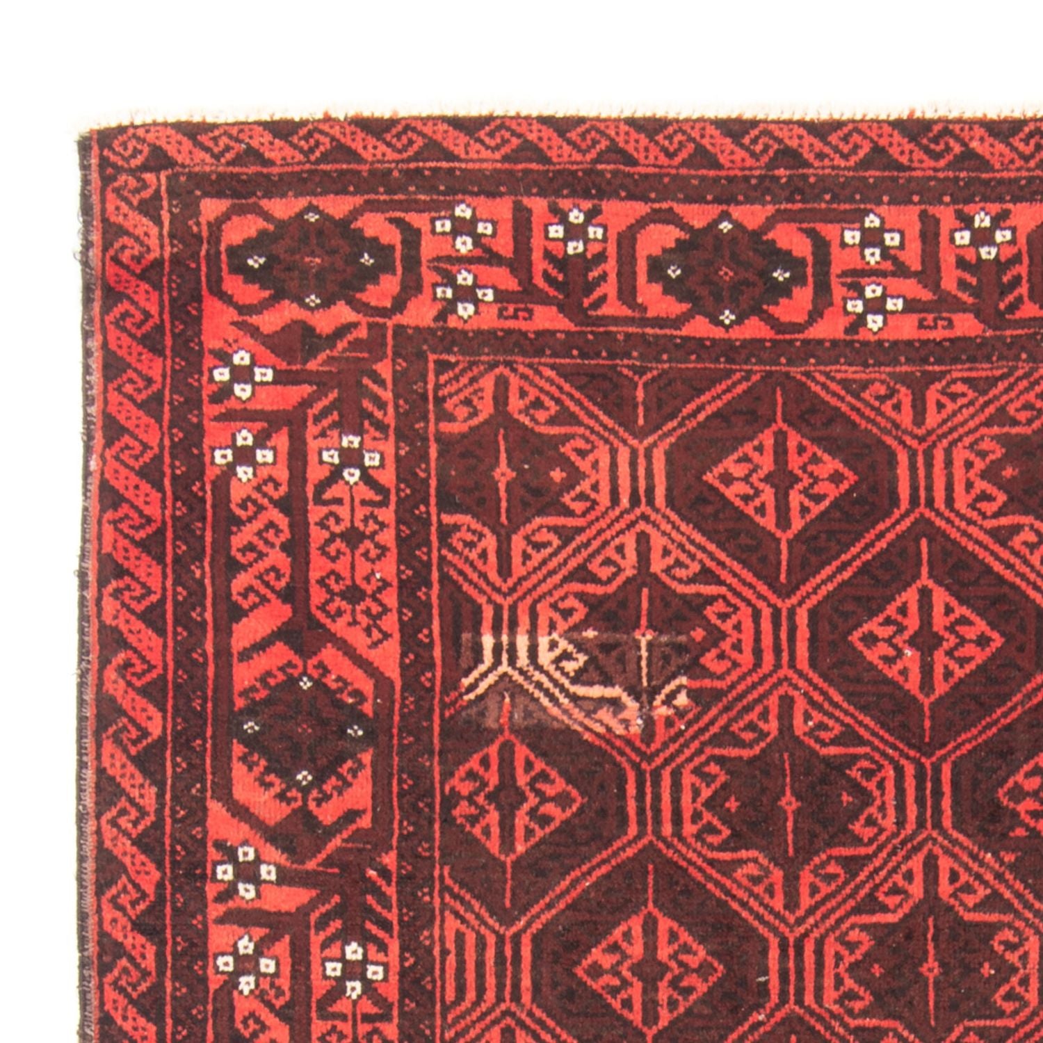Tapis de couloir Tapis Belutsch - 196 x 102 cm - rouge
