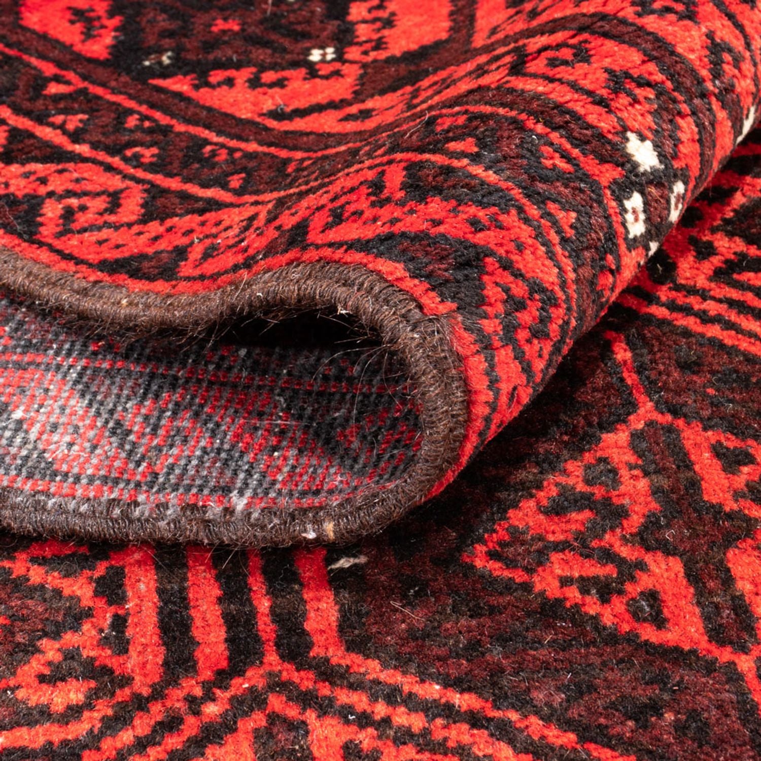 Tapis de couloir Tapis Belutsch - 196 x 102 cm - rouge