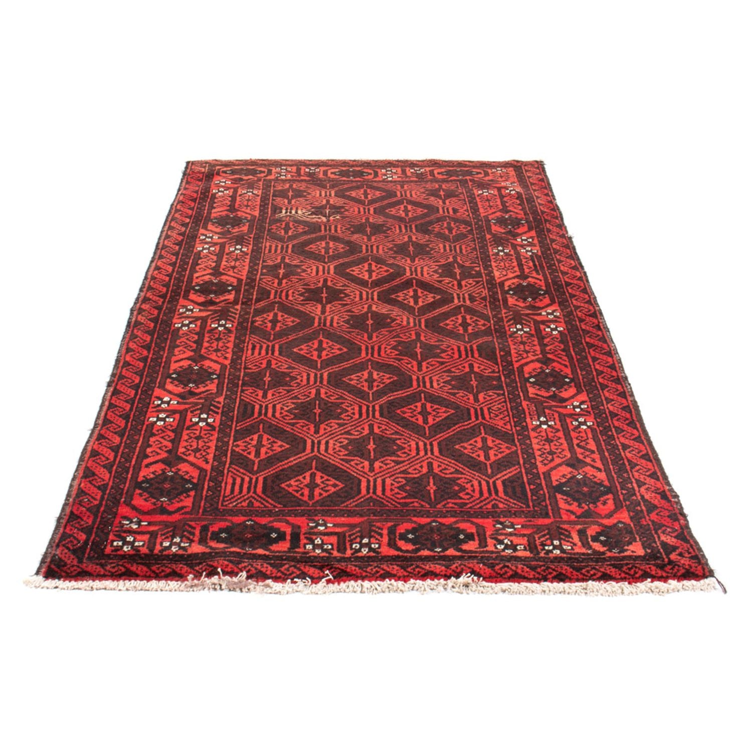 Tapis de couloir Tapis Belutsch - 196 x 102 cm - rouge