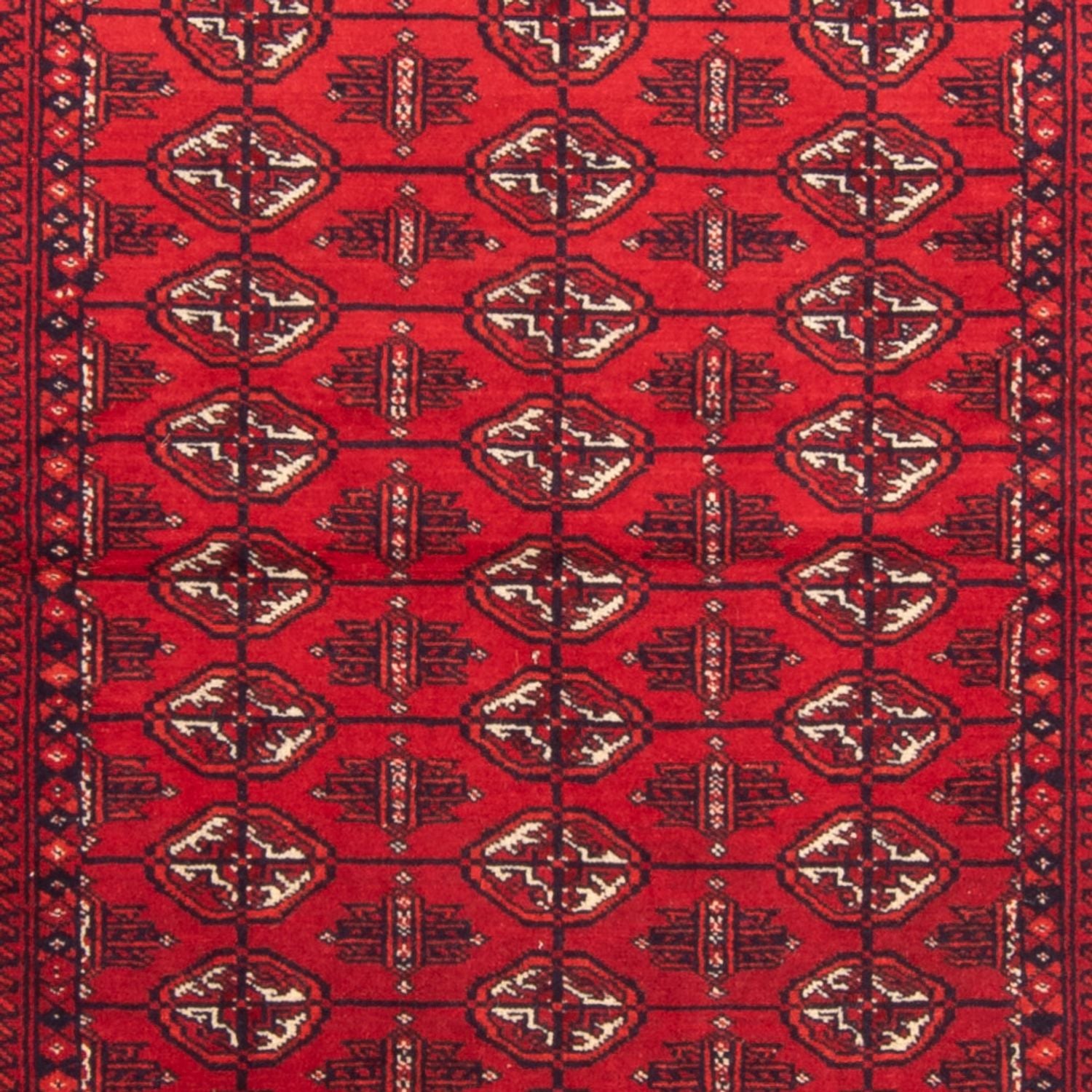 Tapis de couloir Tapis Turkaman - 172 x 80 cm - rouge