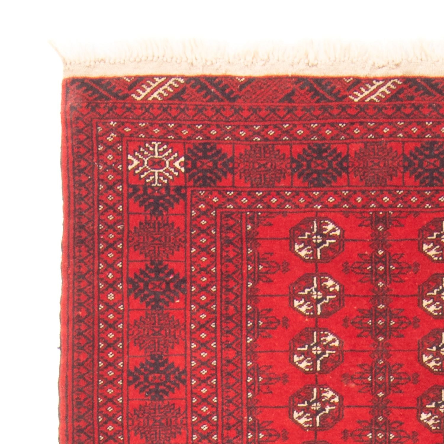 Tapis de couloir Tapis Turkaman - 194 x 85 cm - rouge