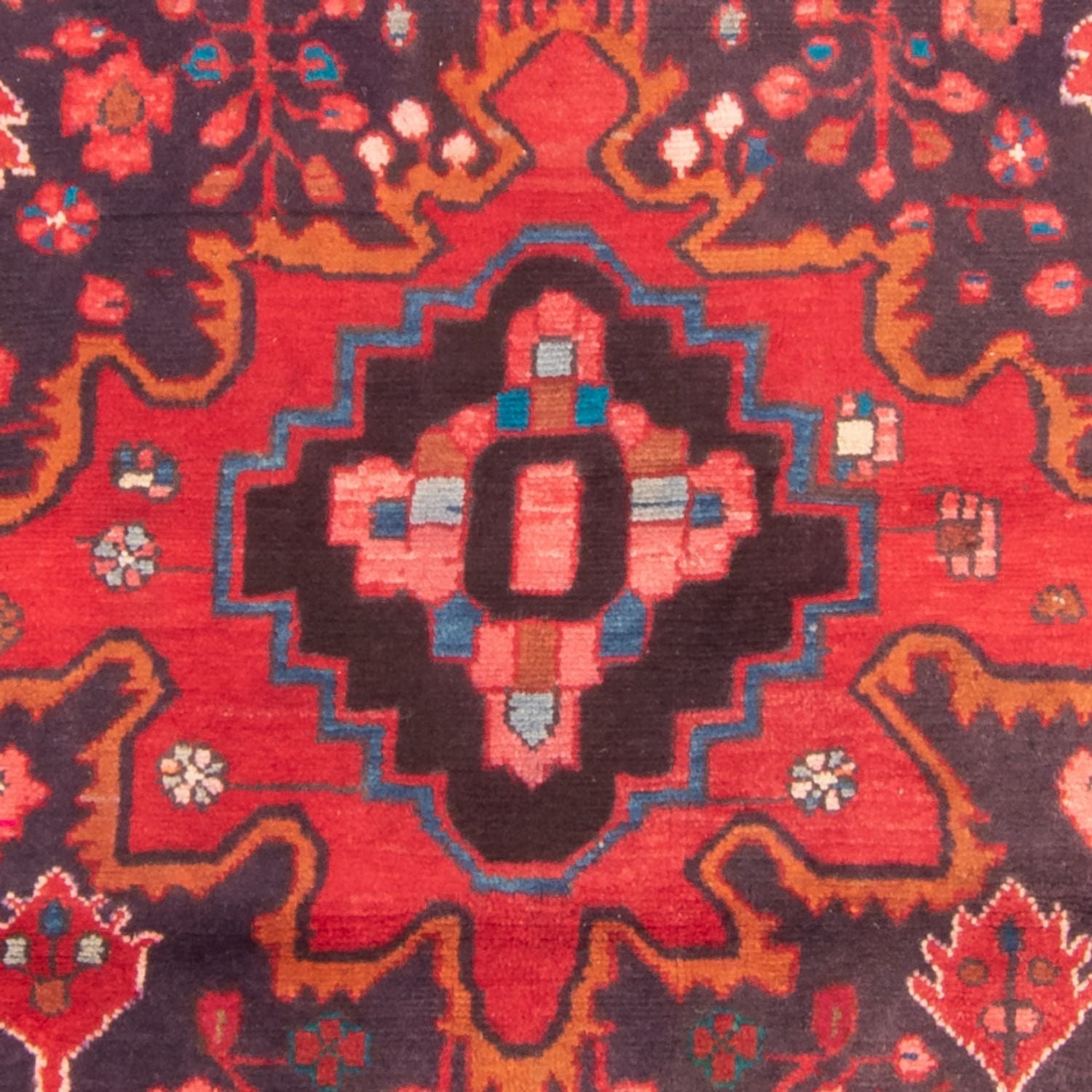 Tapis persan - Nomadic - 196 x 134 cm - bleu foncé