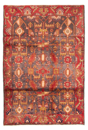 Tapis persan - Nomadic - 195 x 135 cm - bleu foncé
