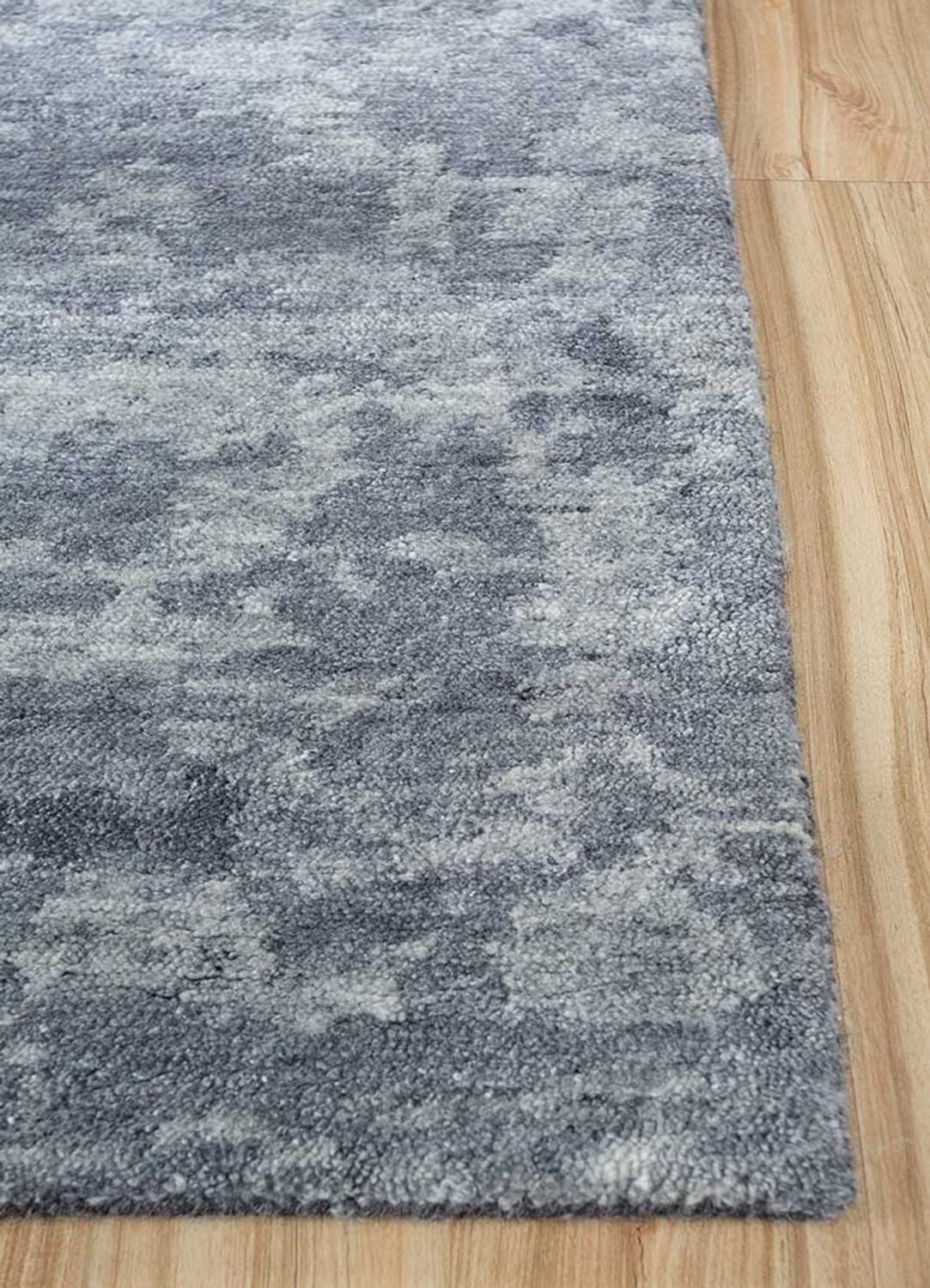 Tapis en laine - 300 x 240 cm - gris
