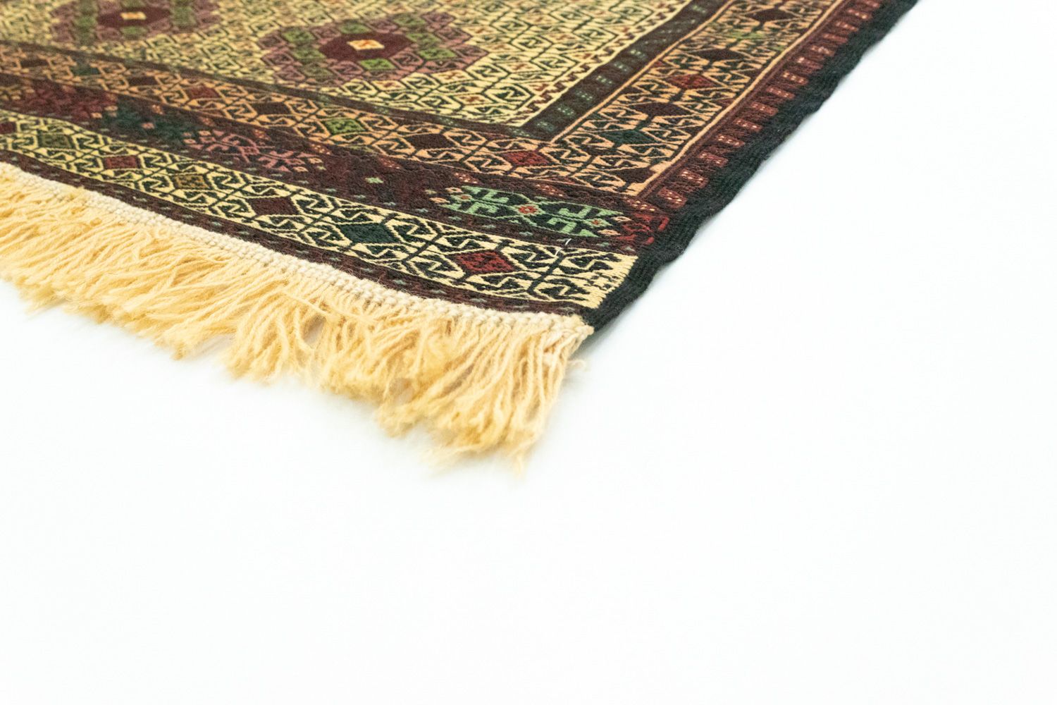 Tapis de couloir Tapis Kelim - Oriental - 191 x 84 cm - bleu