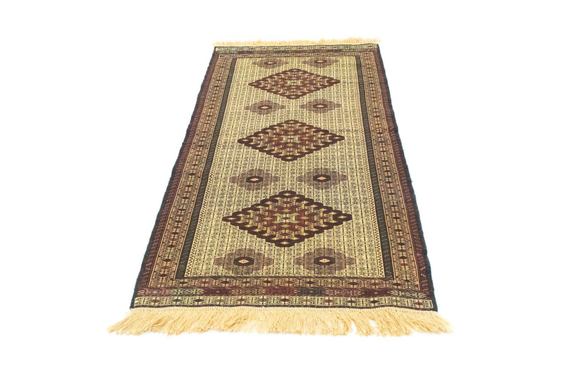 Tapis de couloir Tapis Kelim - Oriental - 191 x 84 cm - bleu