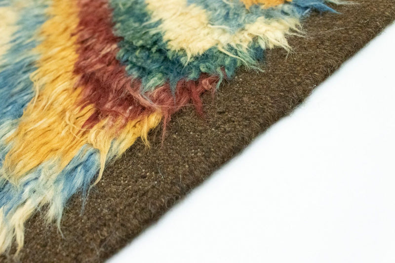 Tapis berbère - 206 x 147 cm - colorée