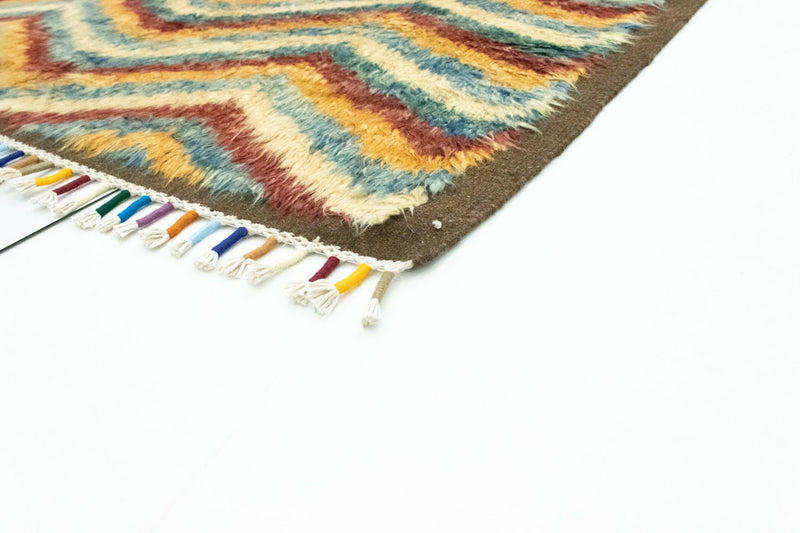 Tapis berbère - 206 x 147 cm - colorée