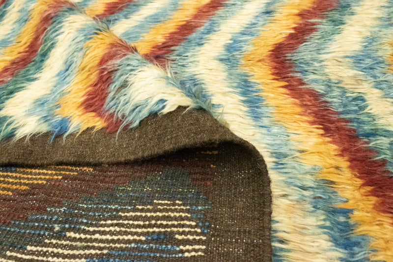 Tapis berbère - 206 x 147 cm - colorée