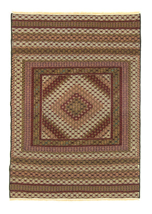 Tapis Kelim - Oriental - 185 x 132 cm - multicolore