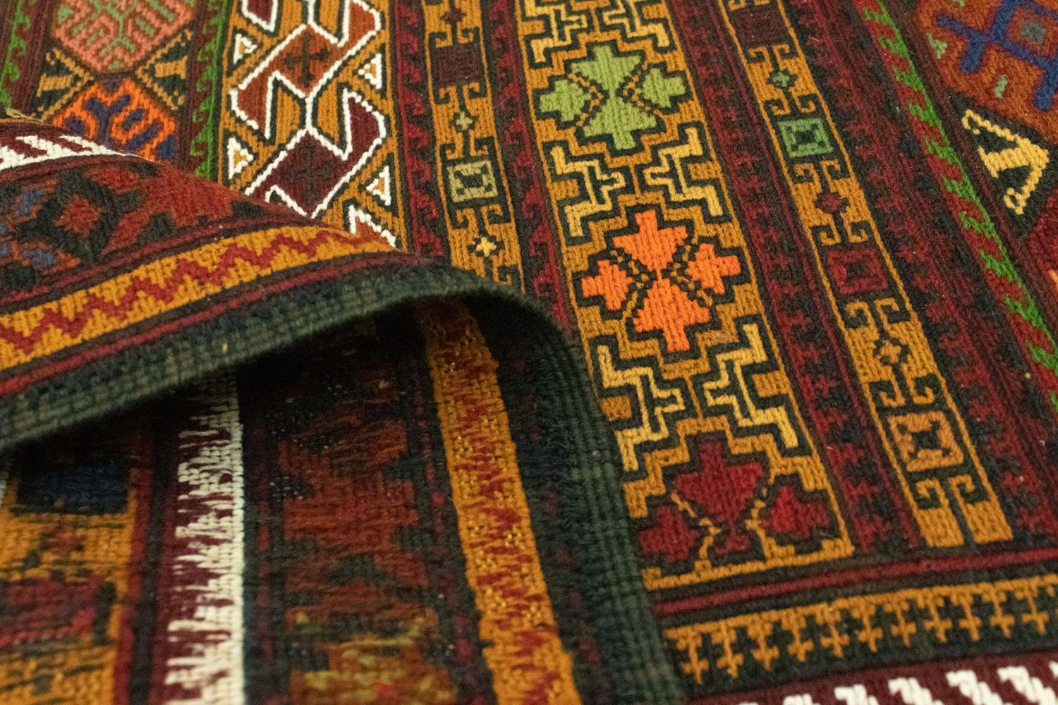 Tapis Kelim - Oriental - 138 x 78 cm - multicolore