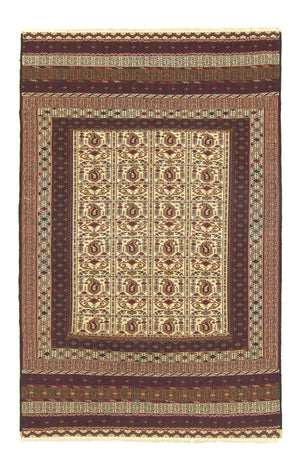 Tapis Kelim - Oriental - 188 x 121 cm - marron