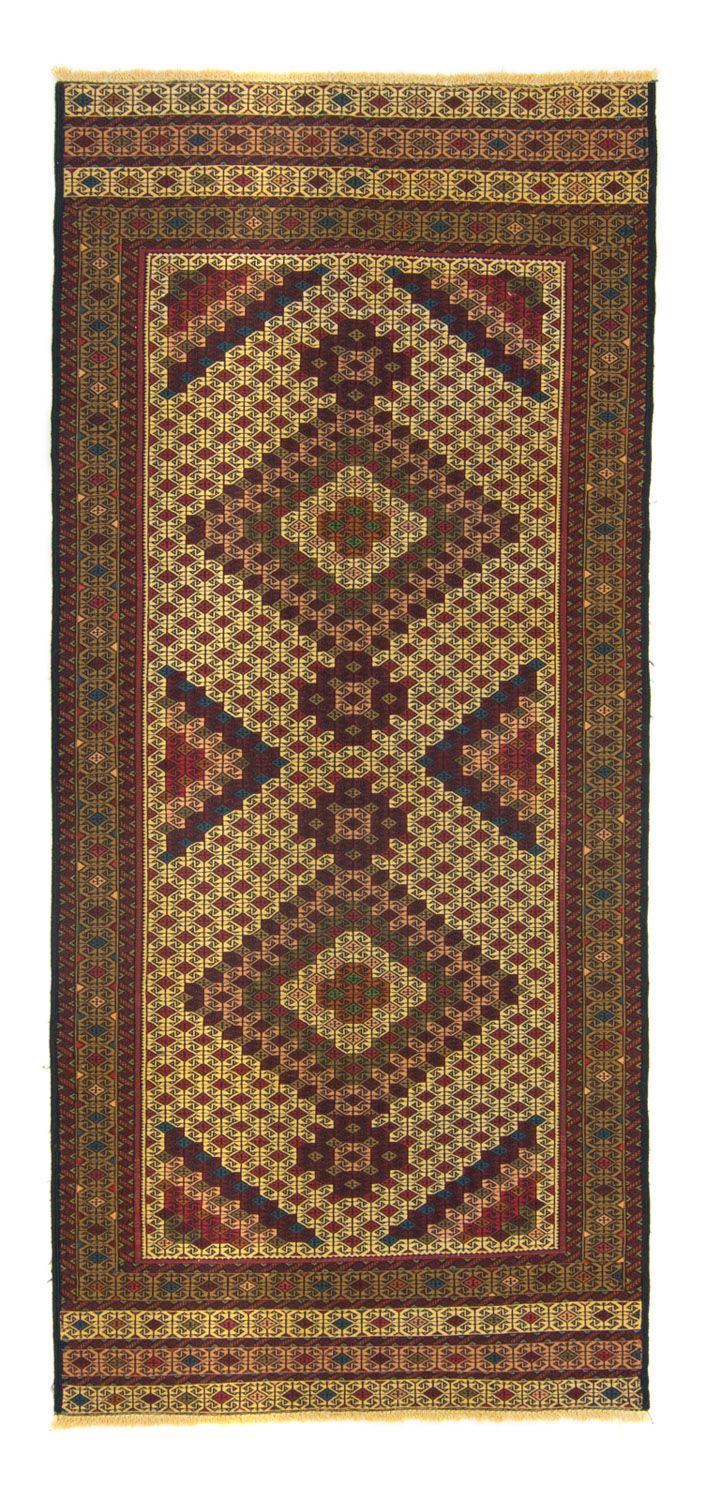 Tapis de couloir Tapis Kelim - Oriental - 198 x 78 cm - multicolore