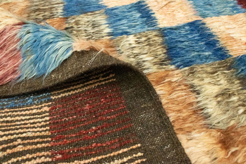 Tapis berbère - 206 x 143 cm - colorée