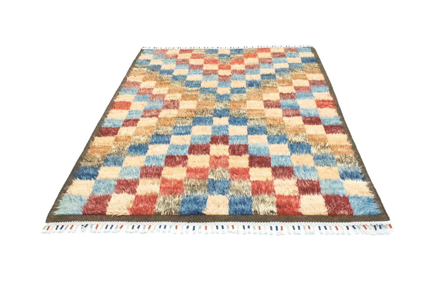 Tapis berbère - 206 x 143 cm - colorée