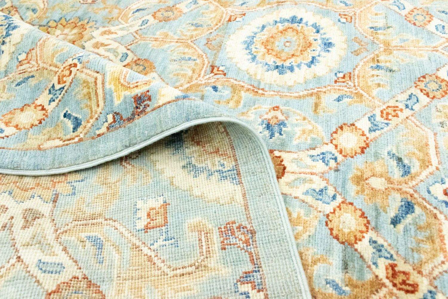 Tapis de couloir Tapis Ziegler - Moderne - 194 x 100 cm - vert