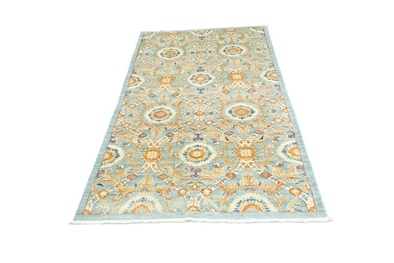 Tapis de couloir Tapis Ziegler - Moderne - 194 x 100 cm - vert
