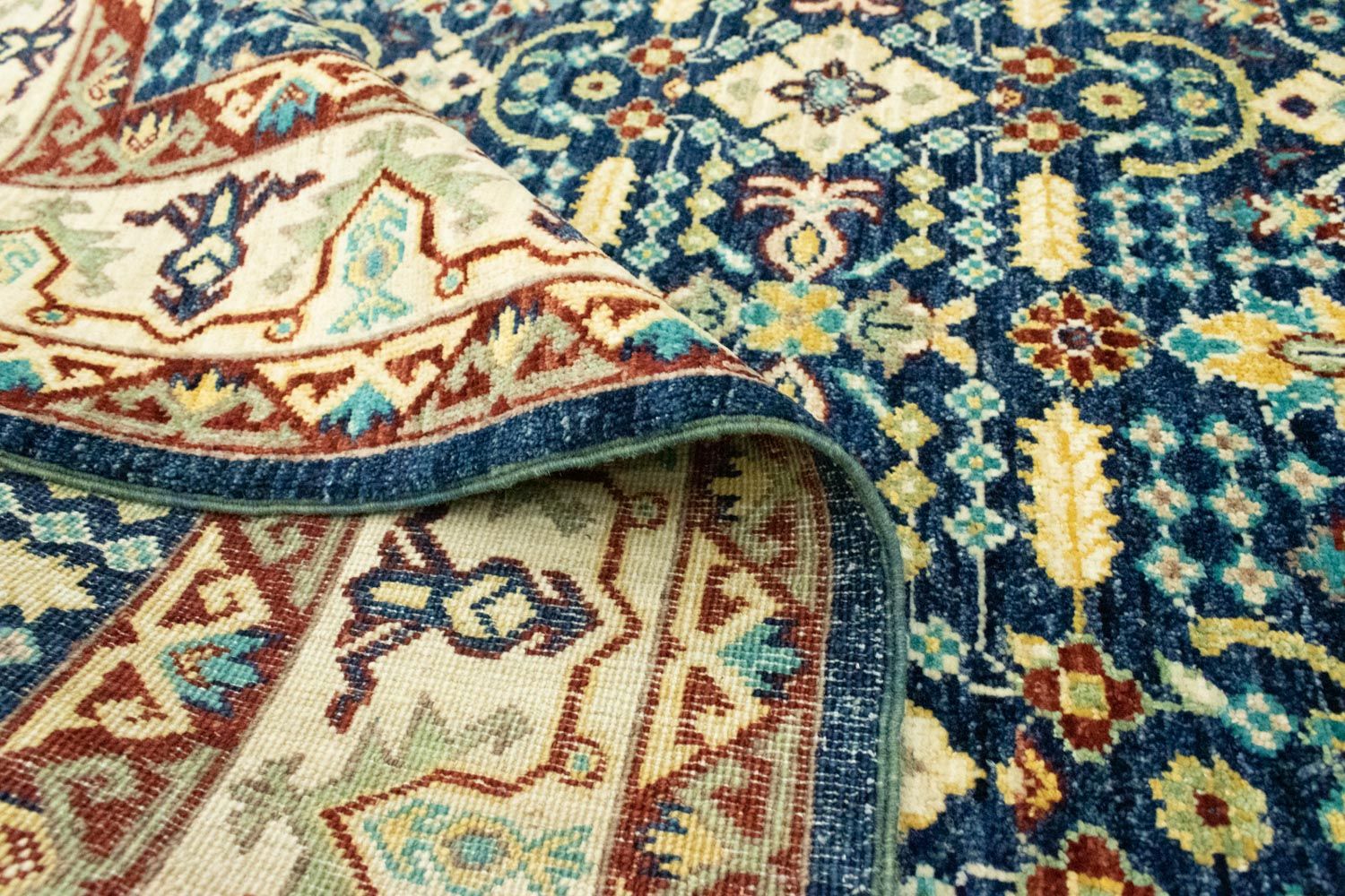 Tapis Ziegler - 180 x 123 cm - bleu