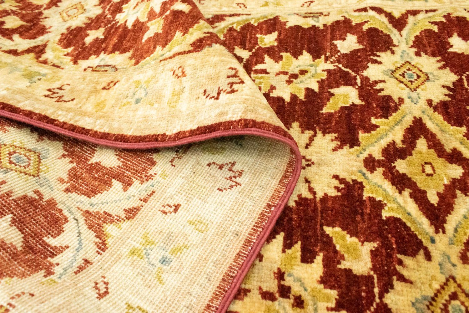 Tapis de couloir Tapis Ziegler - 294 x 77 cm - rouge
