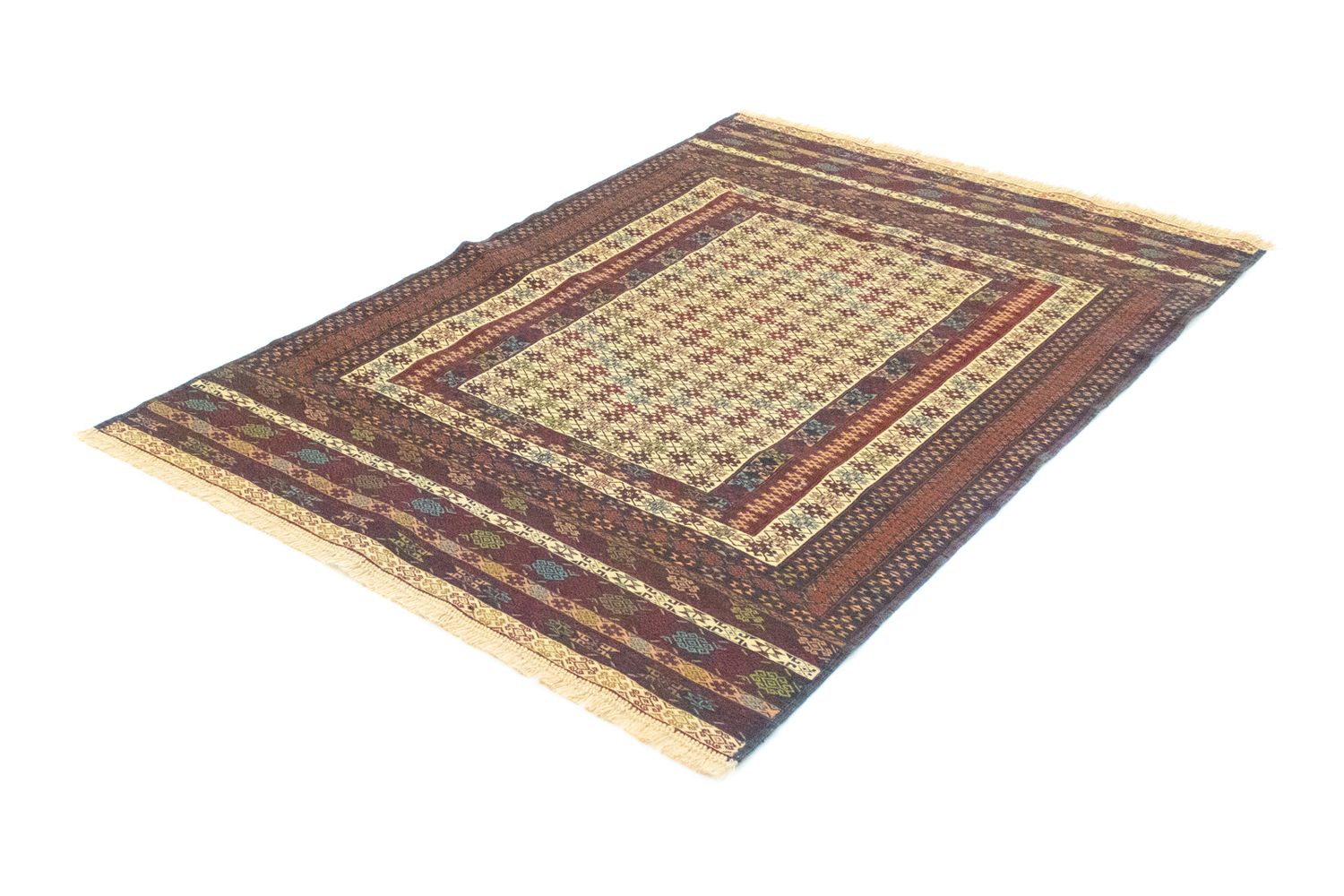 Tapis Kelim - Oriental - 186 x 126 cm - beige