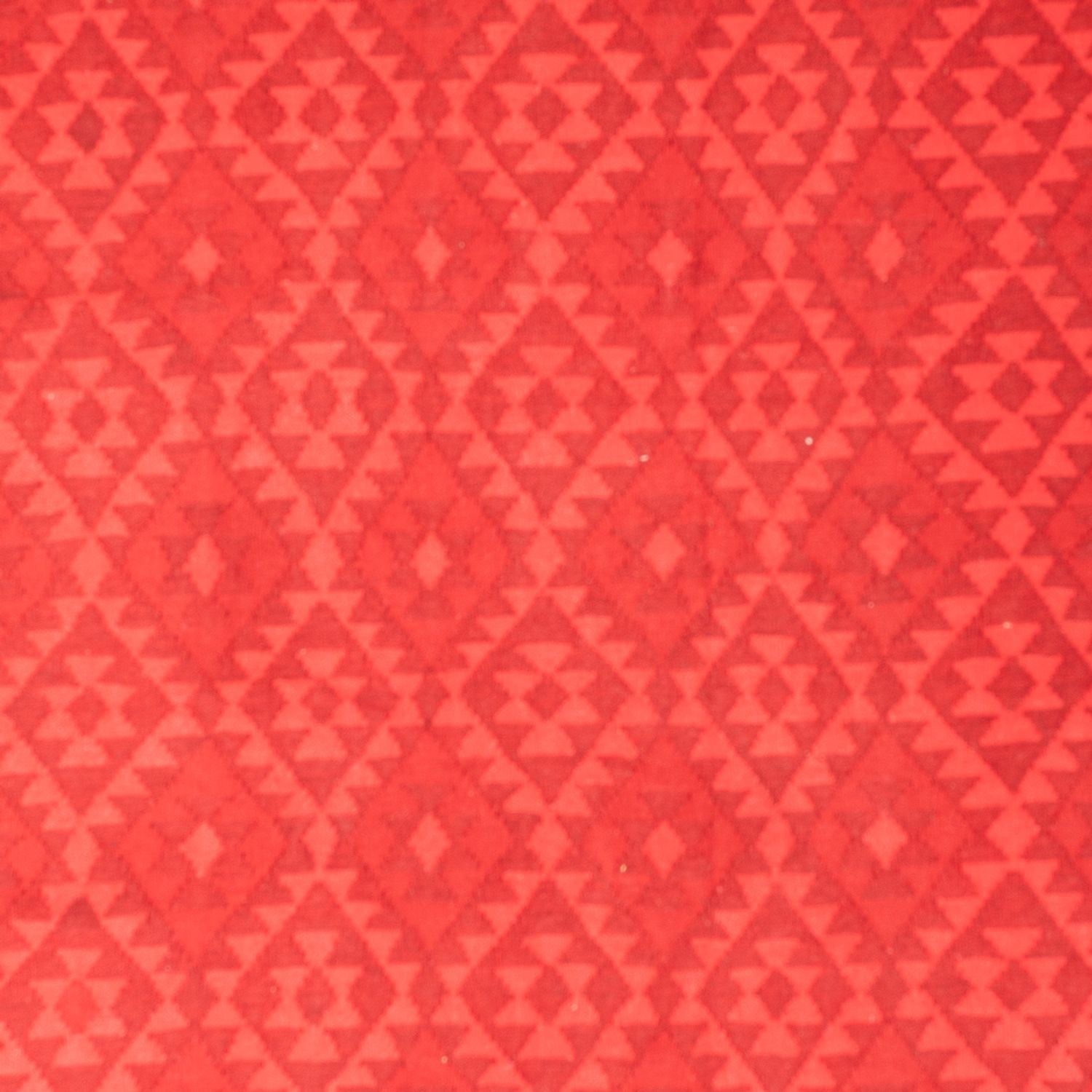 Tapis Kelim - Tendance - Vintage/Overdyed - 291 x 193 cm - rouge