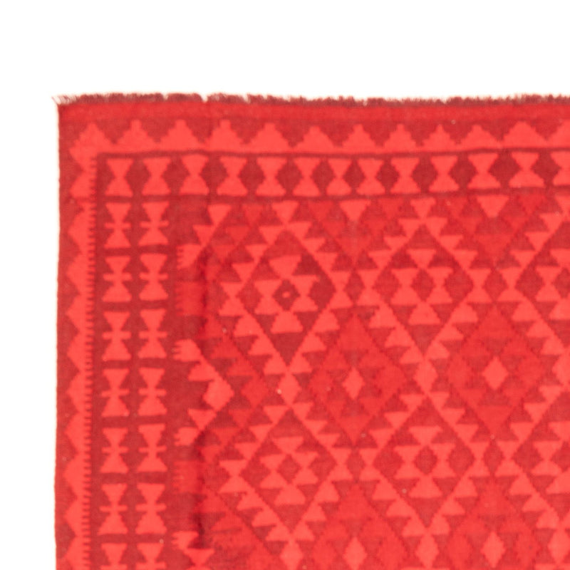 Tapis Kelim - Tendance - Vintage/Overdyed - 291 x 193 cm - rouge