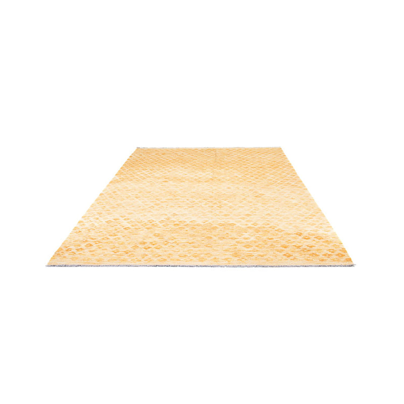 Tapis Kelim - Tendance - Vintage/Overdyed - 247 x 177 cm - jaune moutarde