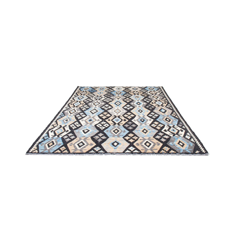 Tapis Kelim - Splash - 247 x 175 cm - multicolore
