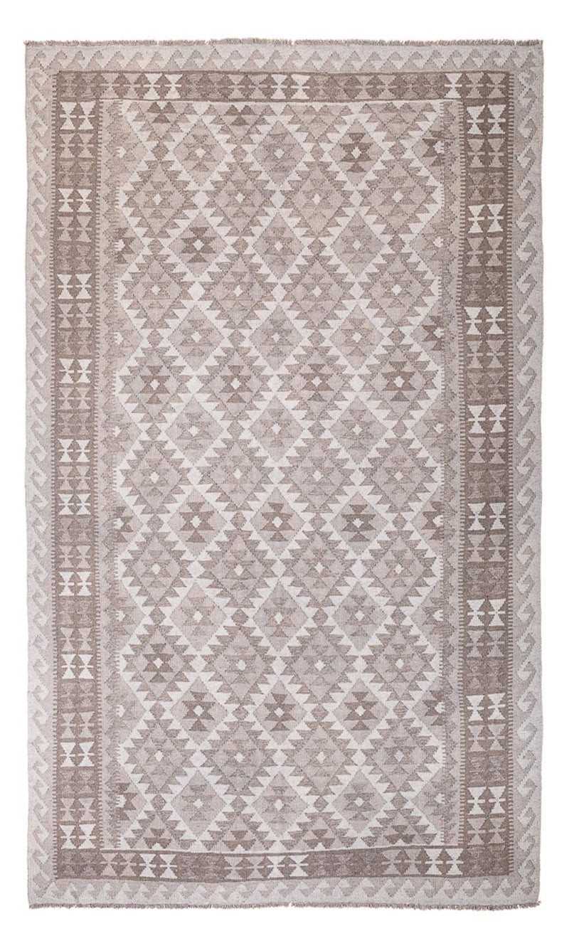 Kelim Teppich - Trendy - 296 x 186 cm - grau