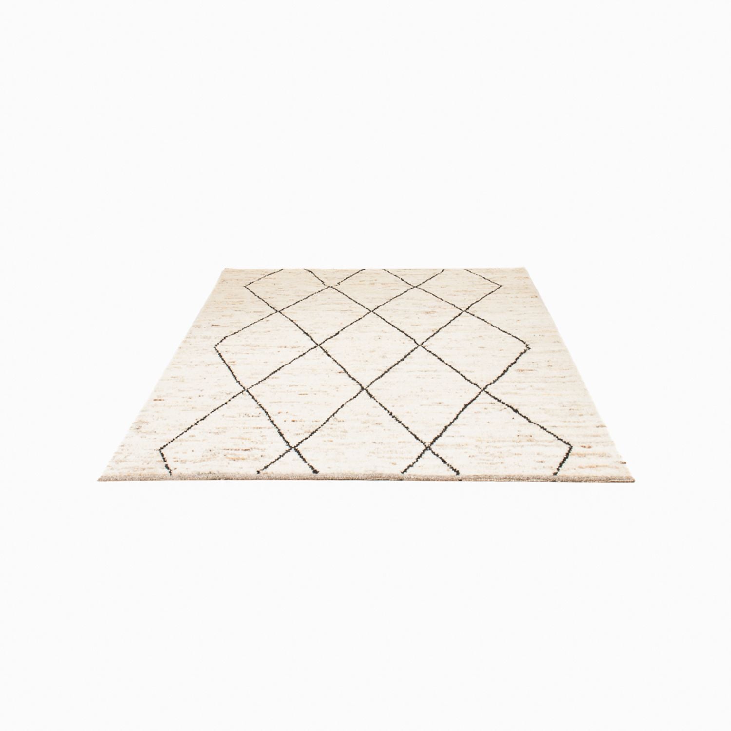 Tapis berbère - 199 x 148 cm - beige clair
