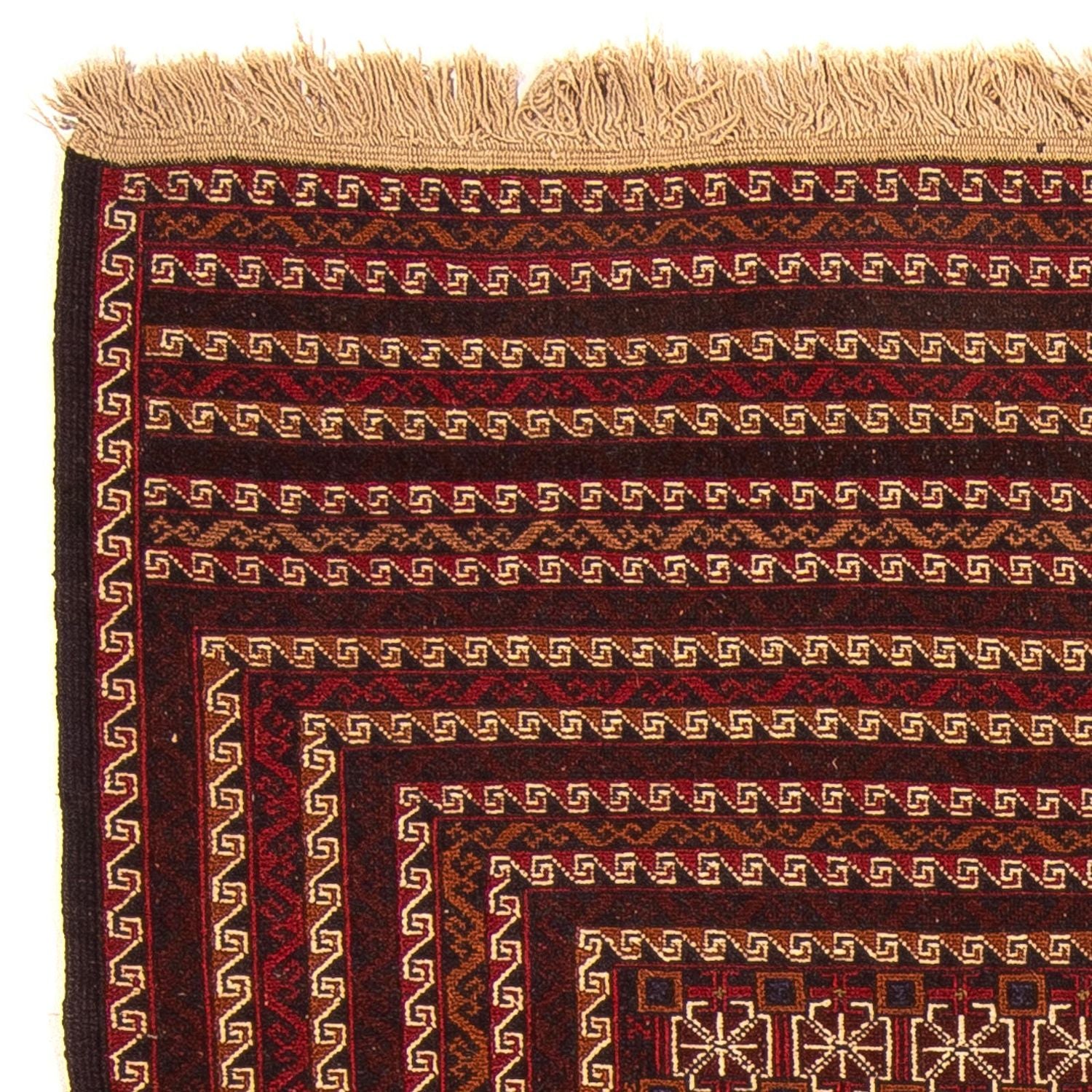 Tapis Kelim - Oriental - 180 x 133 cm - rouge foncé