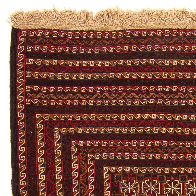 Tapis Kelim - Oriental - 180 x 133 cm - rouge foncé