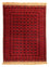 Tapis Turkaman - 190 x 153 cm - rouge foncé
